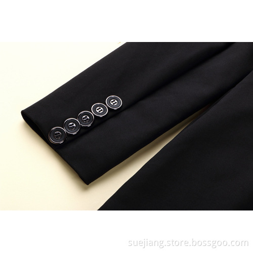 Super Star Brilliant Suit Collar Mesh Dress